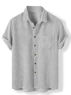 Eyebogler MenS Solid Regular Fit Polyester Casual Shirt With Spread Collar & Full Sleeves Shirt