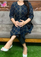 Anni Designer Women'S Polycotton Straight Kurta With Pant (Minhaj)