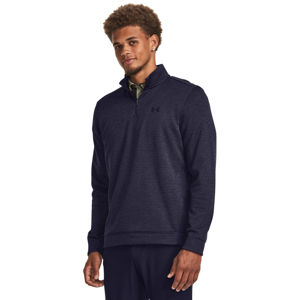 Under Armour Mens Storm SweaterFleece Quarter Zip, (410) Midnight Navy / / Midnight Navy, Medium