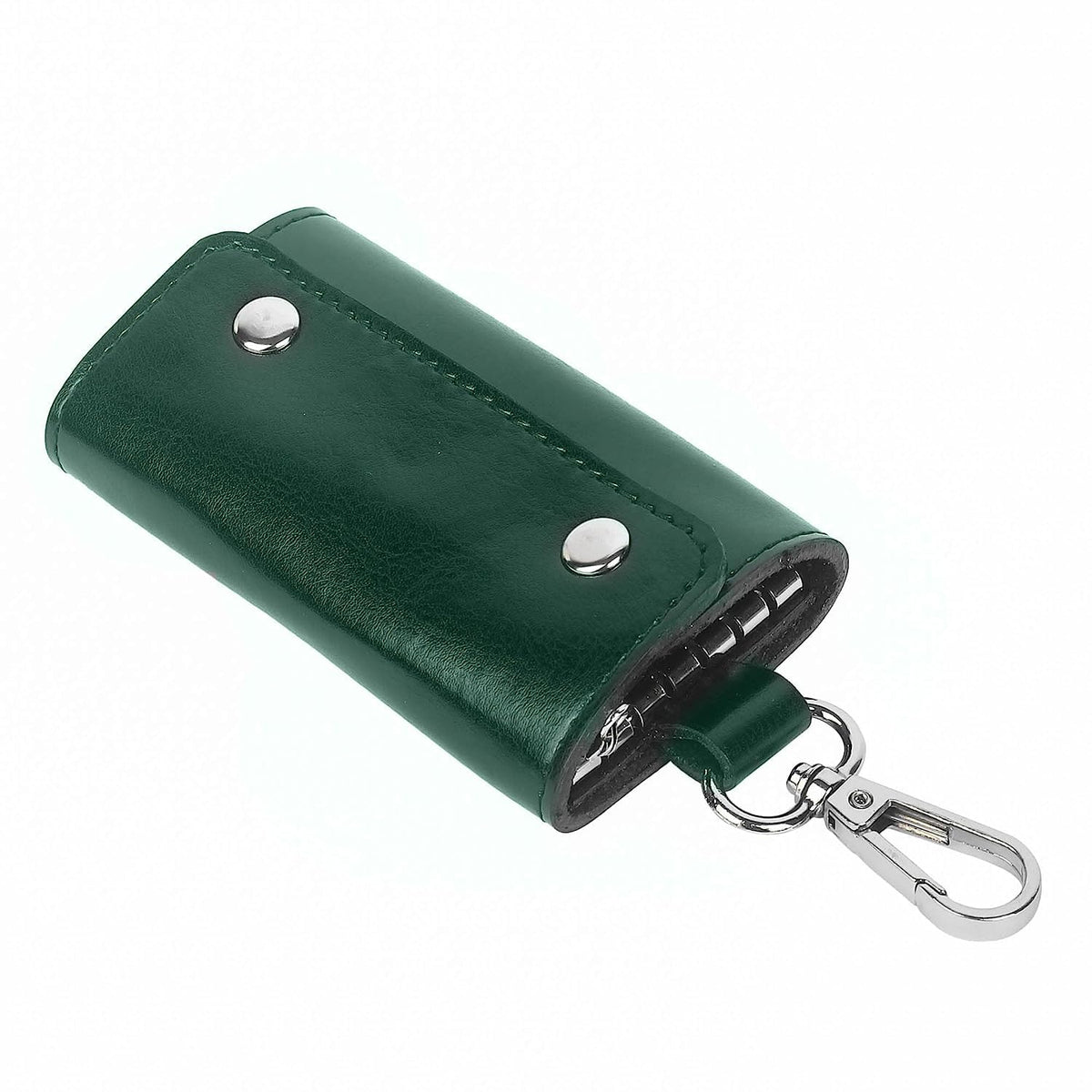 Instabuyz Leather Pouch Keychain Black Keypouch/Wallet Key Chain/Brown Key Pouch/Leather Wallet Keychain 10-62
