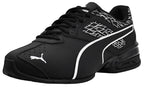 PUMA Men's Tazon 6 FM Shoes, Black/Black, 11 M
