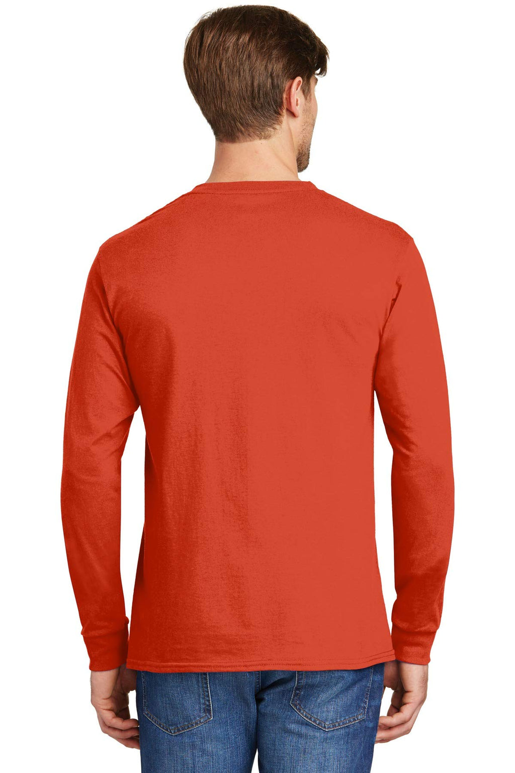 Unisex 61 oz Tagless Long-Sleeve T-Shirt - ASH - S(D0102H7NH96)