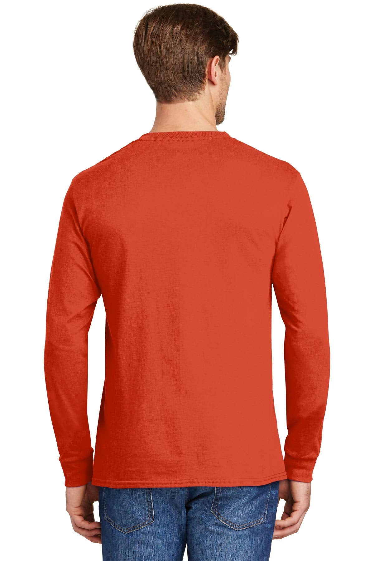 Unisex 61 oz Tagless Long-Sleeve T-Shirt - ASH - S(D0102H7NH96)