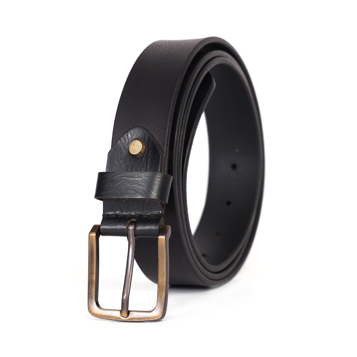 Ms Pet House MenS Genuine Leather Belt | Classic Pin Buckle | Formal And Casual Belt For Jeans & Dress Pants | Ideal Gift Box F 26-36