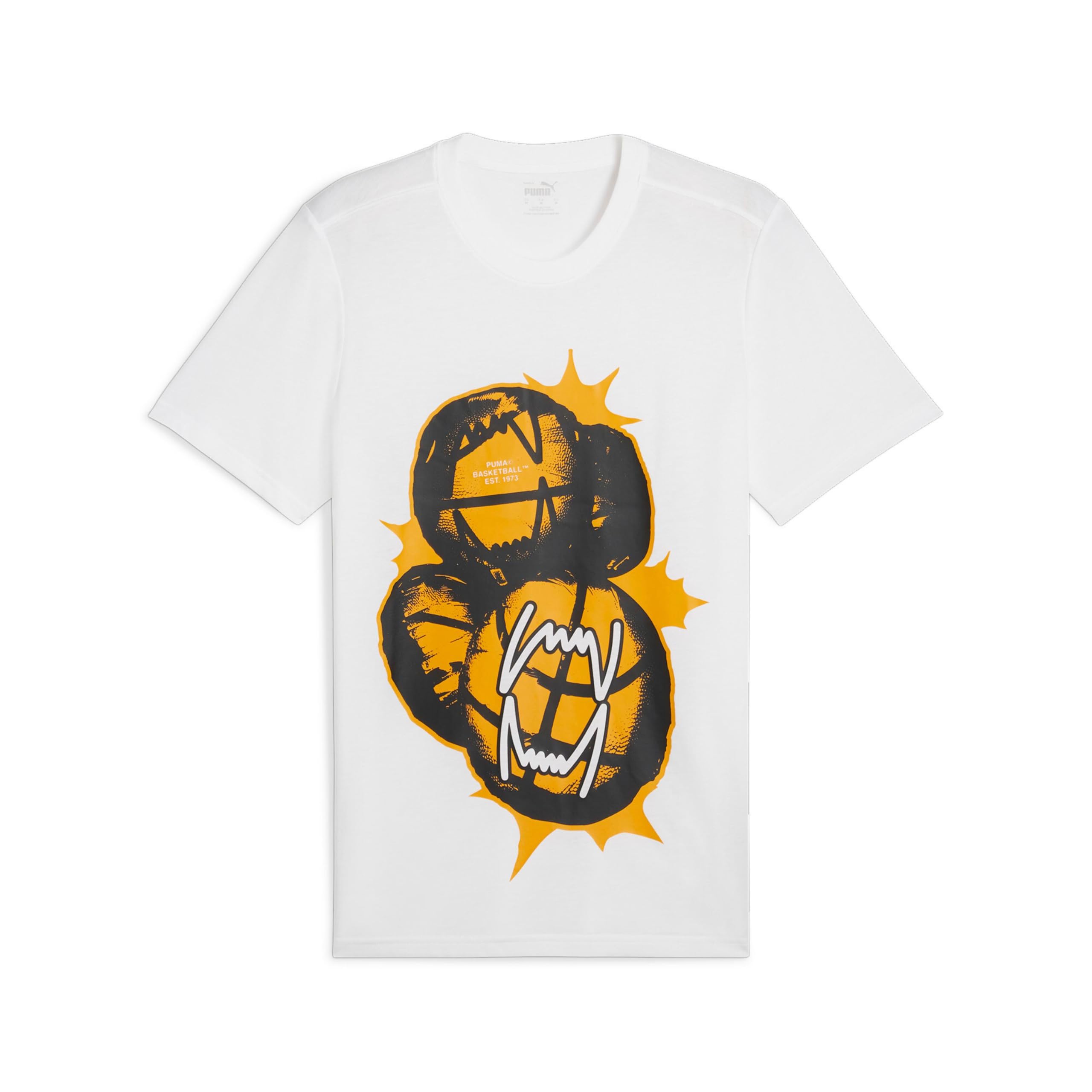 PUMA Men's Basketball Graphic T-Shirt, White