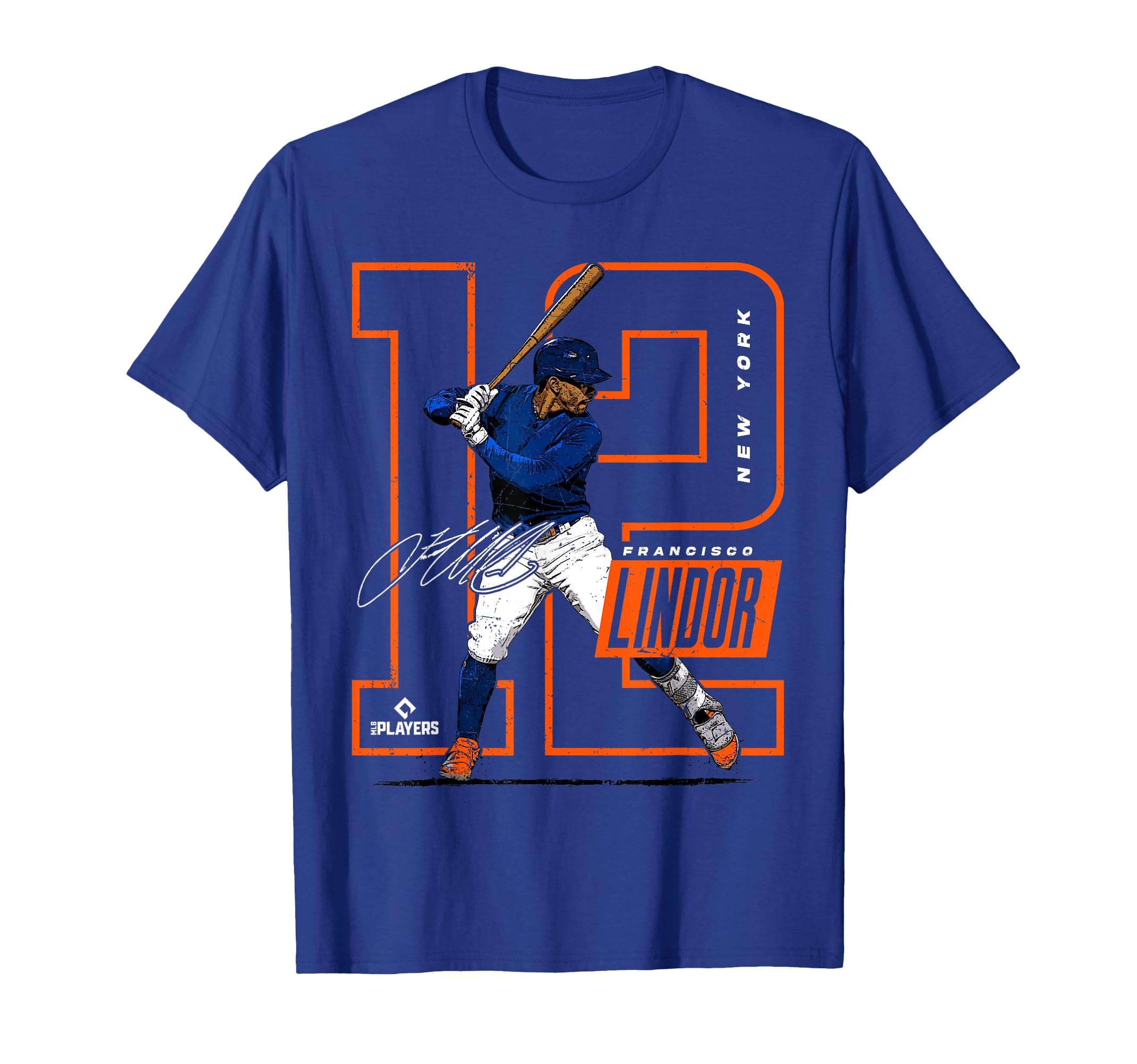 Francisco Lindor | New York Baseball MLB Player | MLBLIN4007 T-Shirt-New Condition