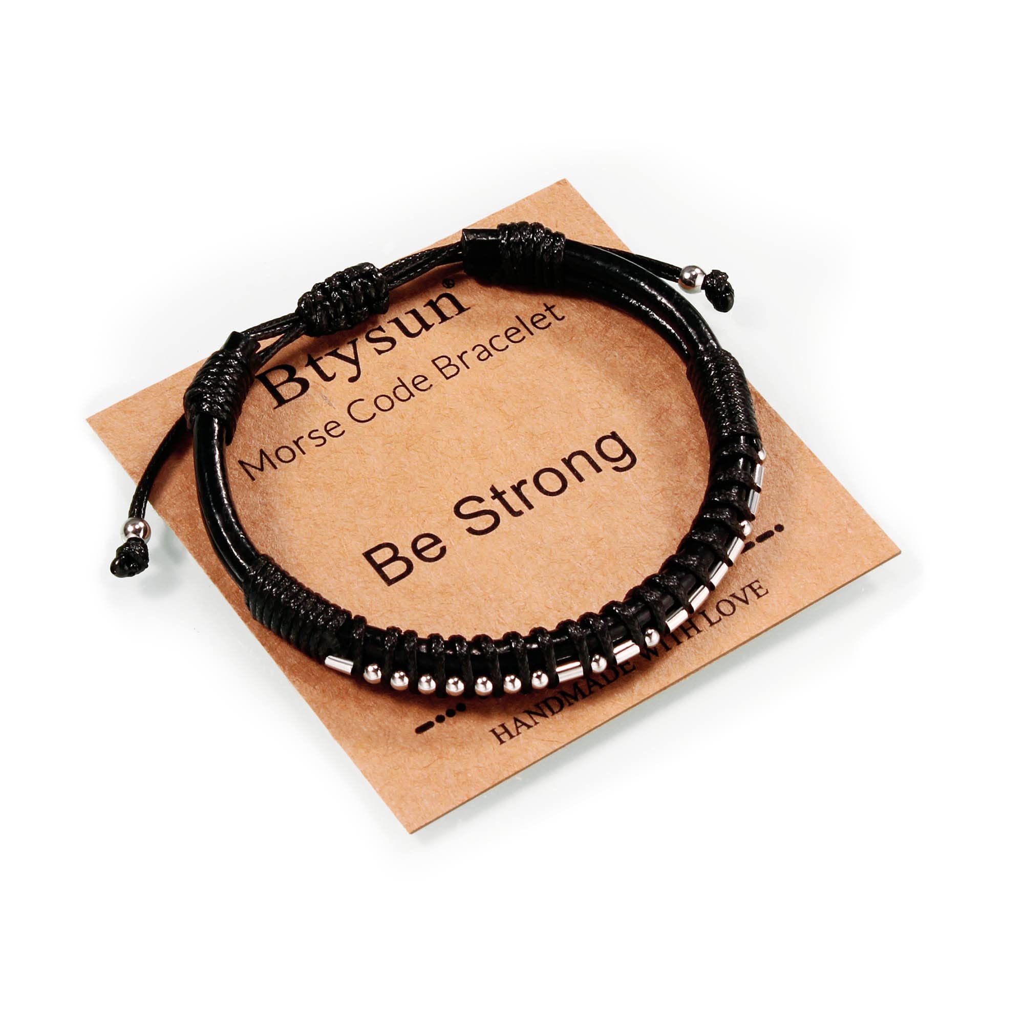 Inspirational Bracelets for Men Morse Code Bracelet Mens Gifts for Birthday Uplifting Jewelry for Boyfriend Christmas Gifts for 