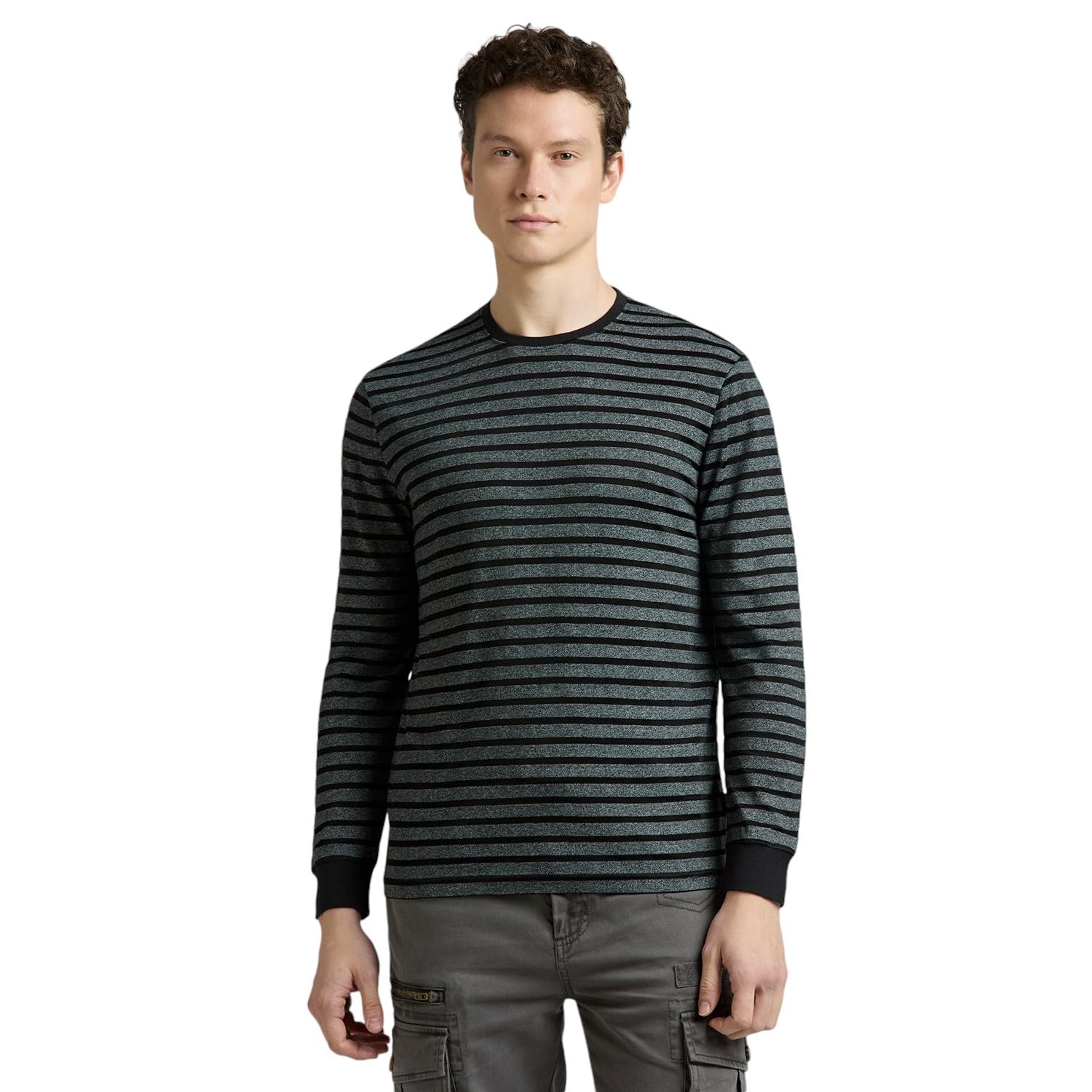 Black Stripes Full Sleeved T-Shirt