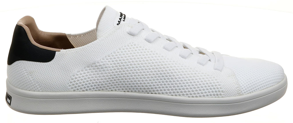 Mark Nason Men's Classic Cup-Bryson Sneaker, White/Black, 8