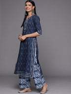 Libas WomenS Cotton Kurta Sets (34051O_Blue