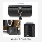 Vlando Travel Jewelry Case for Women, Travel Essential, Travel Must Haves Jewelry Travel Organizer for Girls, Christmas Gifts fo