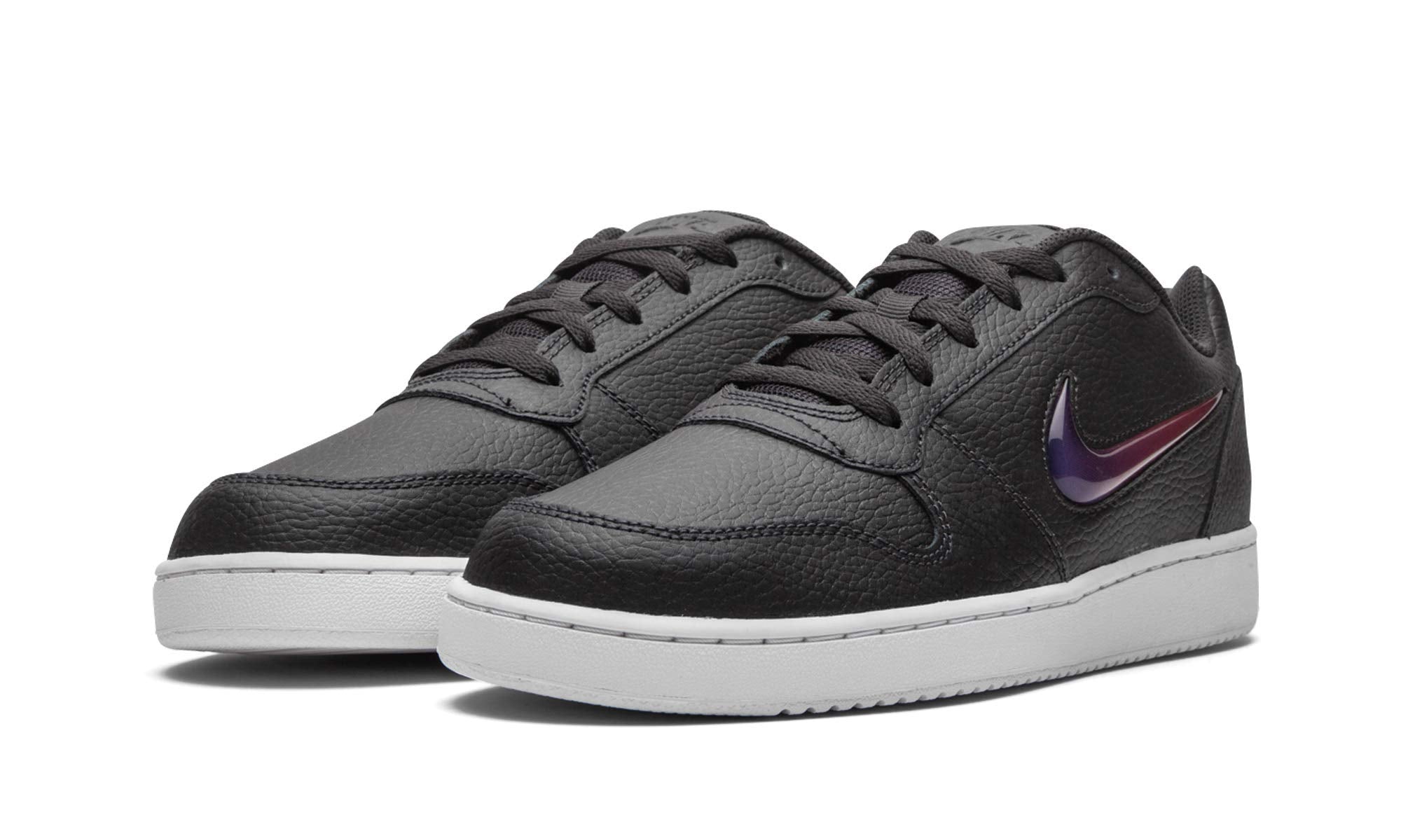 Nike Mens Ebernon Low Prem Oil Grey/Regency Purple Aq1774 003 - Size 12