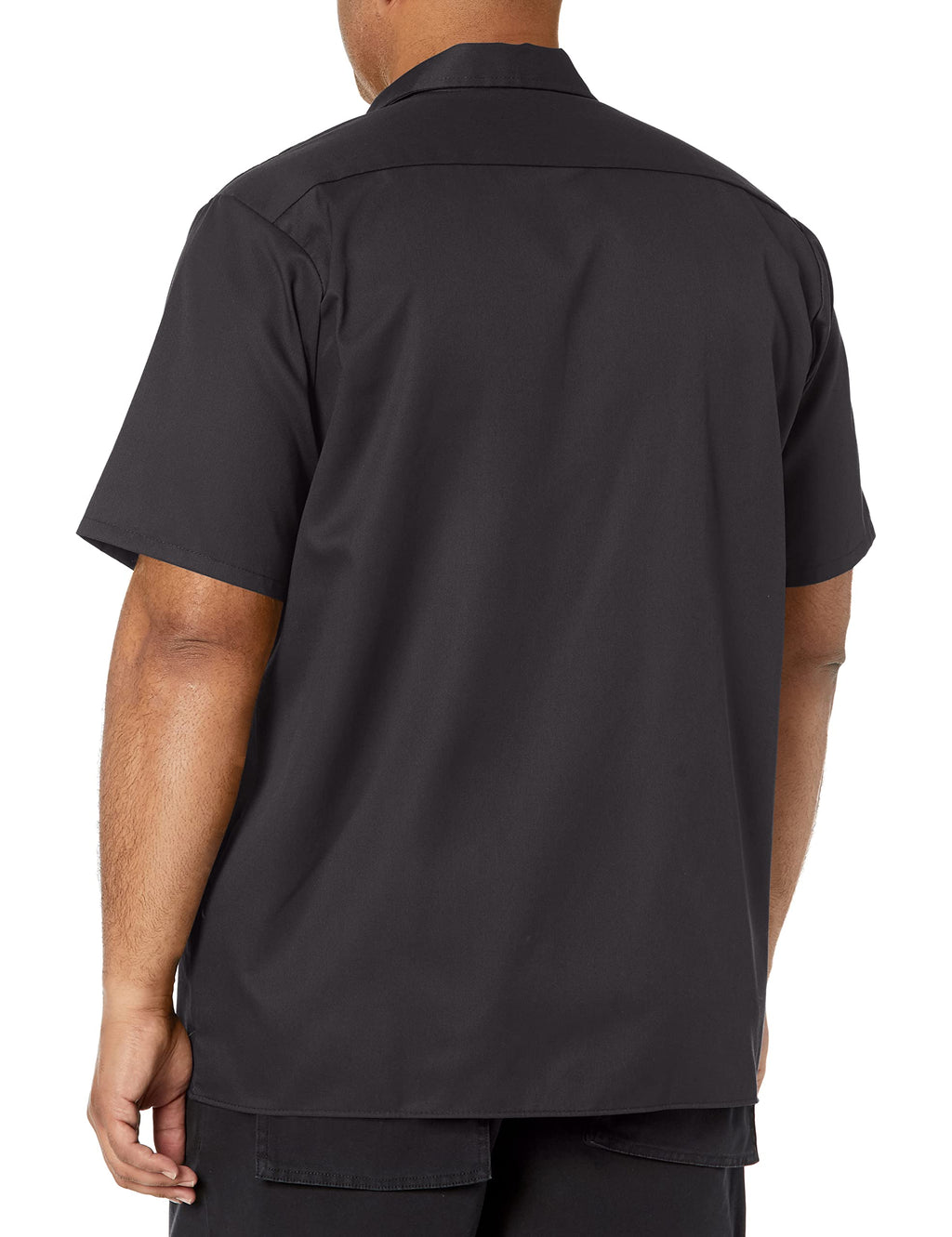 Red Kap Men's Standard Utility Uniform Shirt, Black, Large Tall