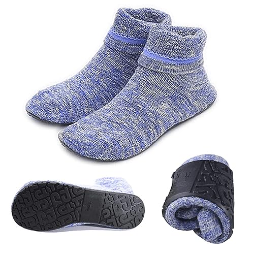 Women's Winter Super Soft Warm Cozy Fuzzy Christmas Gift With Grippers Slipper Socks