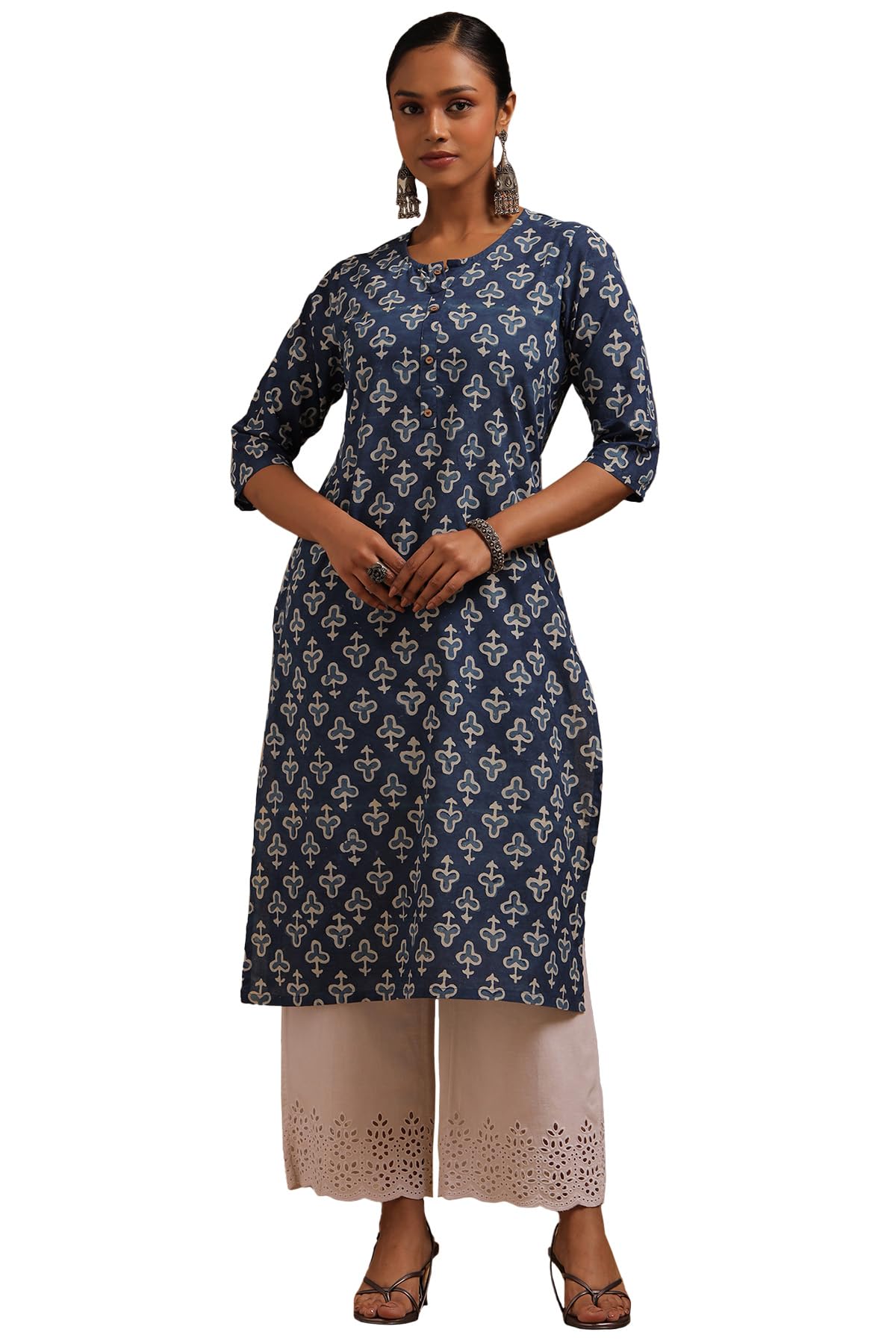 Soch Women Cotton Block Print Kurta