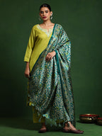 Varanga Women Zari & Sequin Embroidered Kurta With Trouser & Dupatta