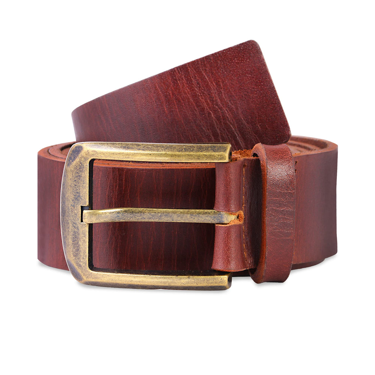 Trysco Genuine Leather Belt For Men/MenS Leather Belt (Width 40Mm) (Waist Size 3840 / Colour  Brown) 38-40