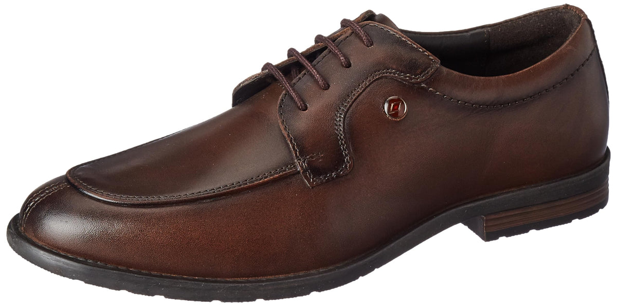 Lee Cooper Mens LC7721N Brown Formal Lace UP Shoes_39EU 39