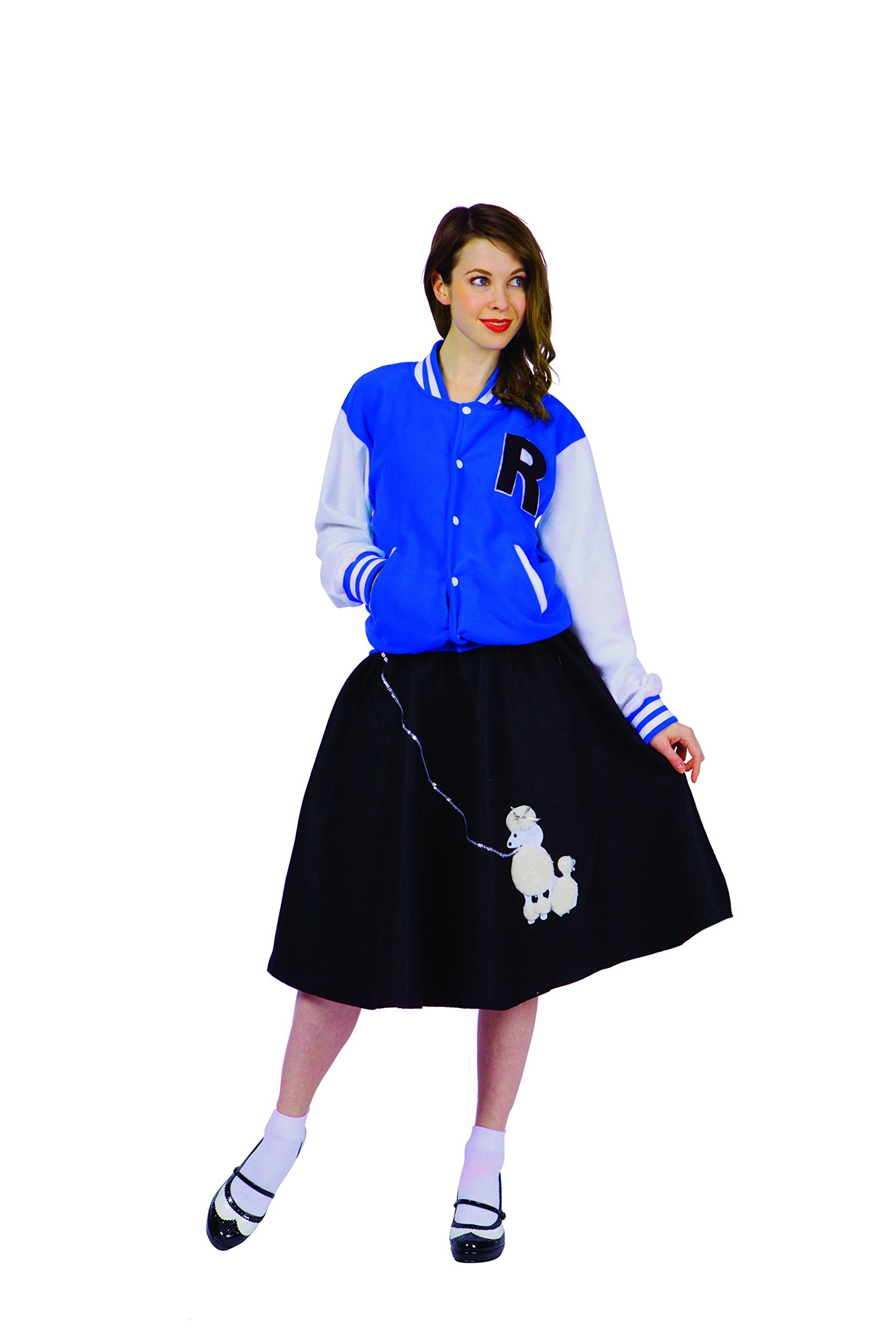Women Letterman Jacket Blue S