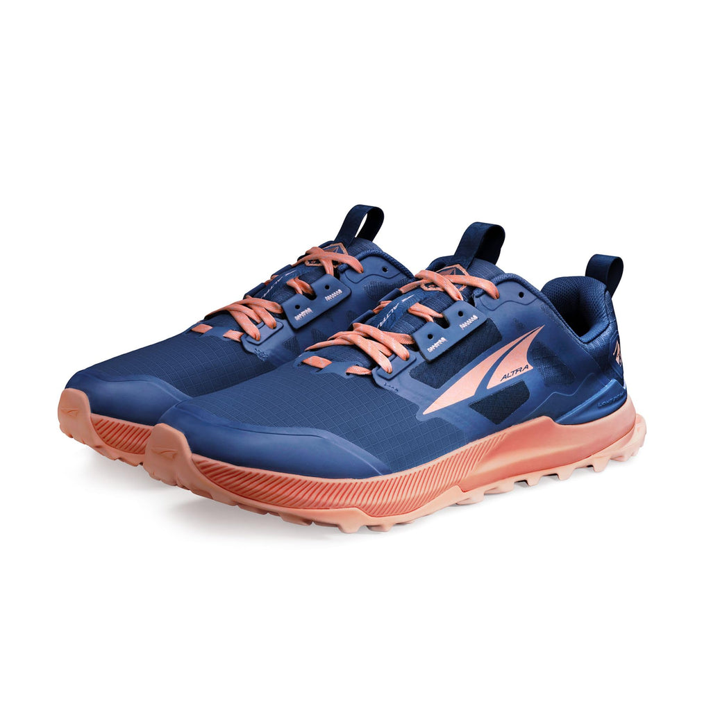 Altra Women's Lone Peak Sneaker, Navy Coral, 8