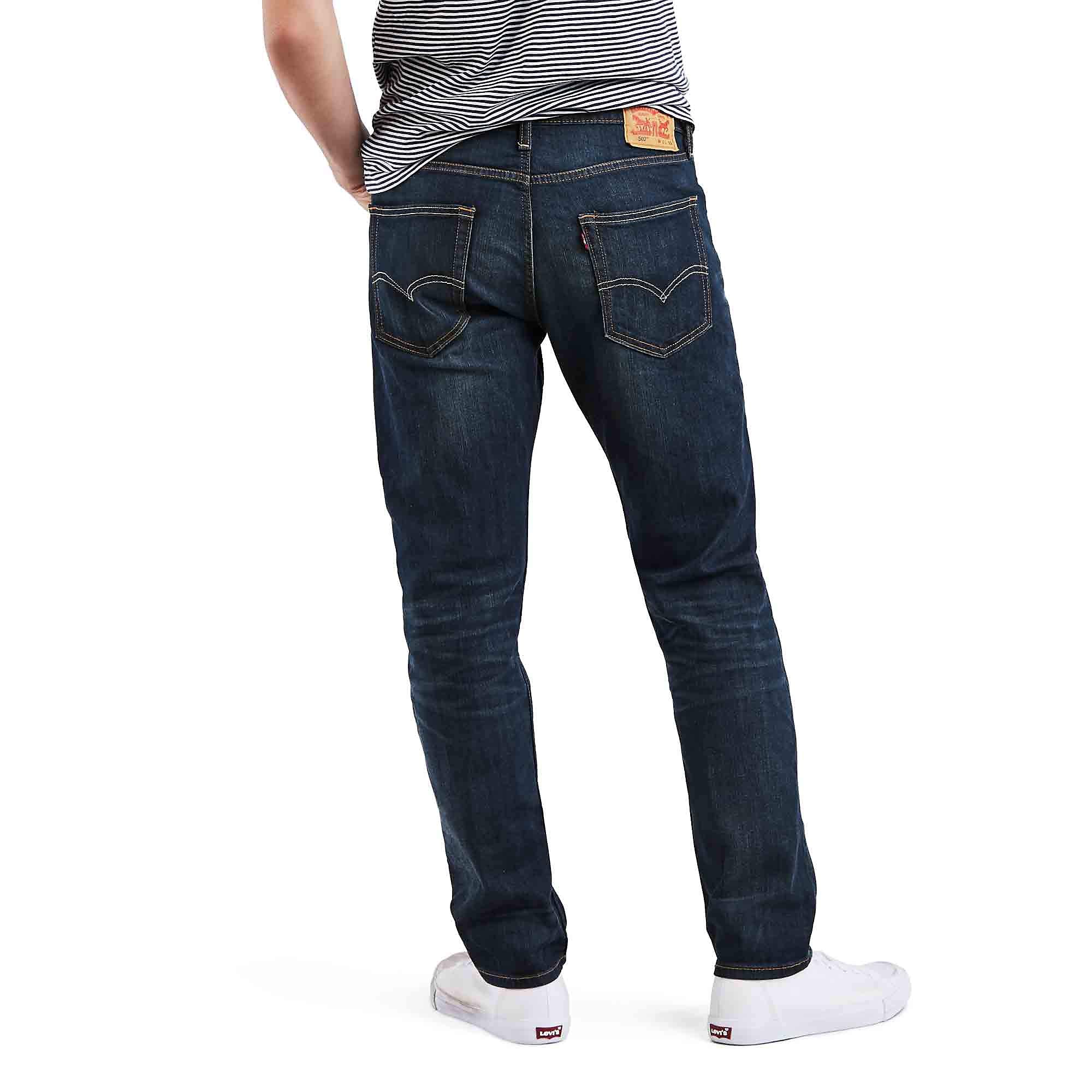 Levi's Men's 502 Taper Fit Jeans (Also Available, Rosefinch/Stretch, 44W x 34L Big Tall
