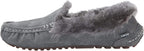 Lamo Women's Ausie Moc Slip-On Loafer, Charcoal, 8 M US