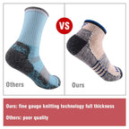 Men's Hiking Walking Socks, FEIDEER 5 pack Outdoor Recreation Wicking Cushioned Quarter Low Cut Ankle Socks for Men (5MSS20205-L