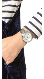 Michael Kors Ritz Chronograph Silver-Tone Stainless Steel Women's Watch (Model: MK6428)