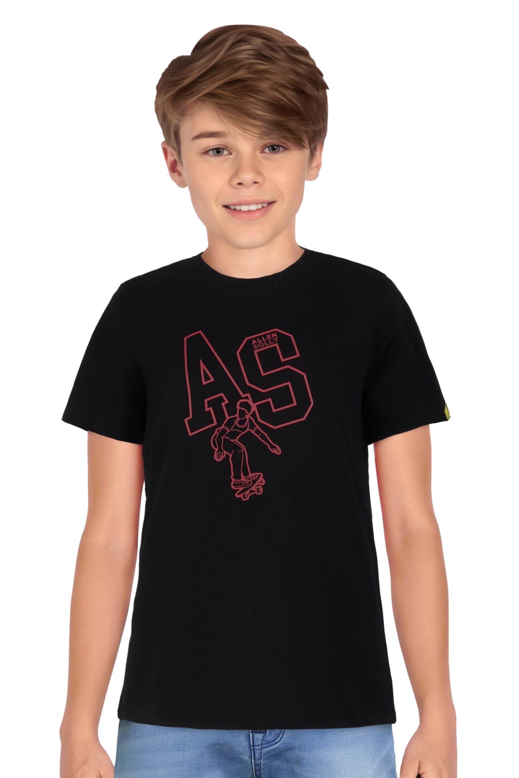 Allen Solly Boys Casual Cotton Polyester T-Shirt