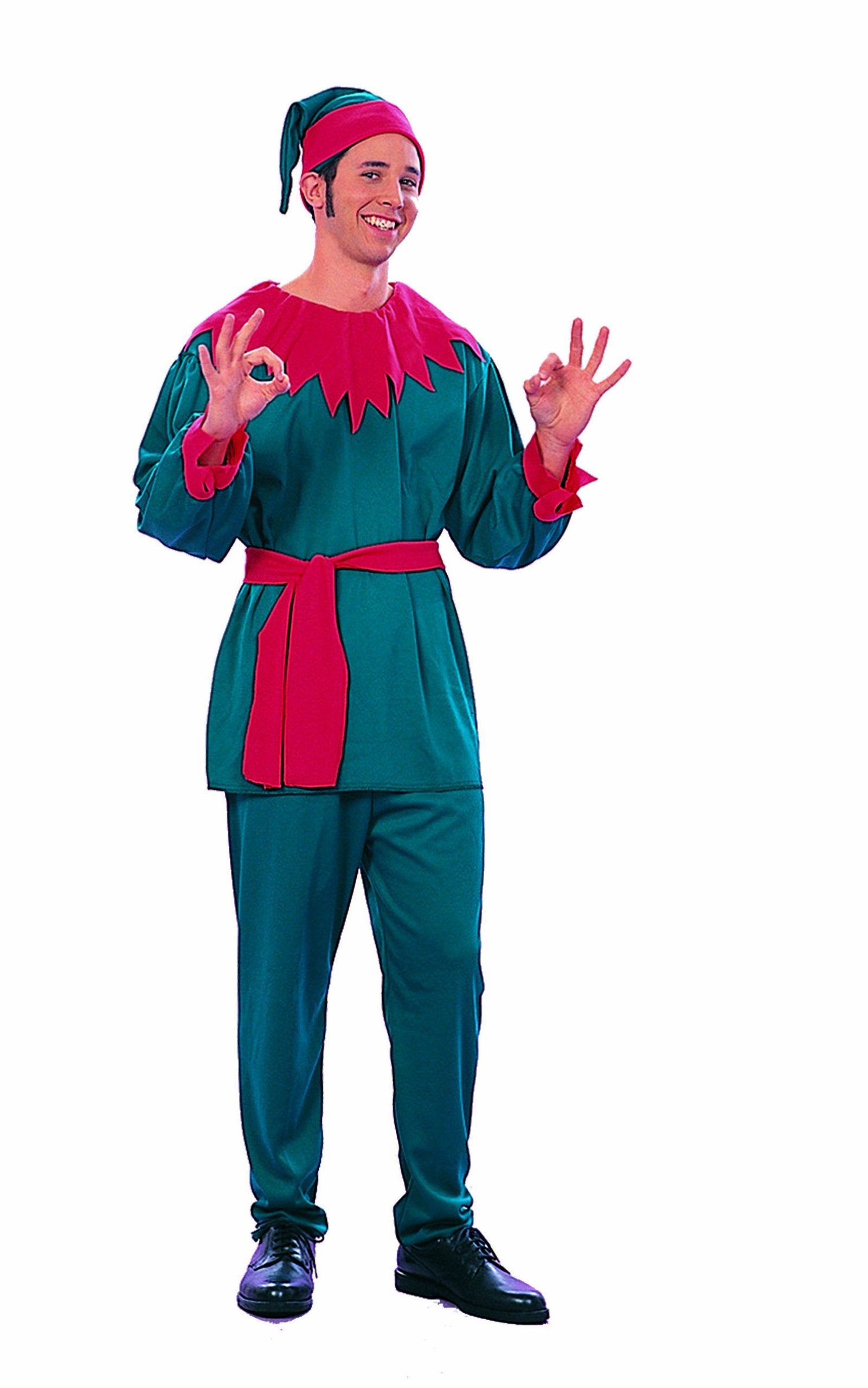 RG Costumes Men's Santa's Helper, Green/Red, One Size