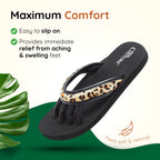 Pedicure Sandals with Built In Toe Separators for Women - Comfortable Spa Style Flip Flops for Home, Salon, Yoga & Gym Use - Ide