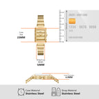 Fossil Women's Raquel Three-Hand Gold-Tone Stainless Steel Watch