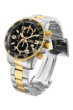 Invicta Men's 14876 Specialty Chronograph Black Textured Dial Two Tone Stainless Steel Watch