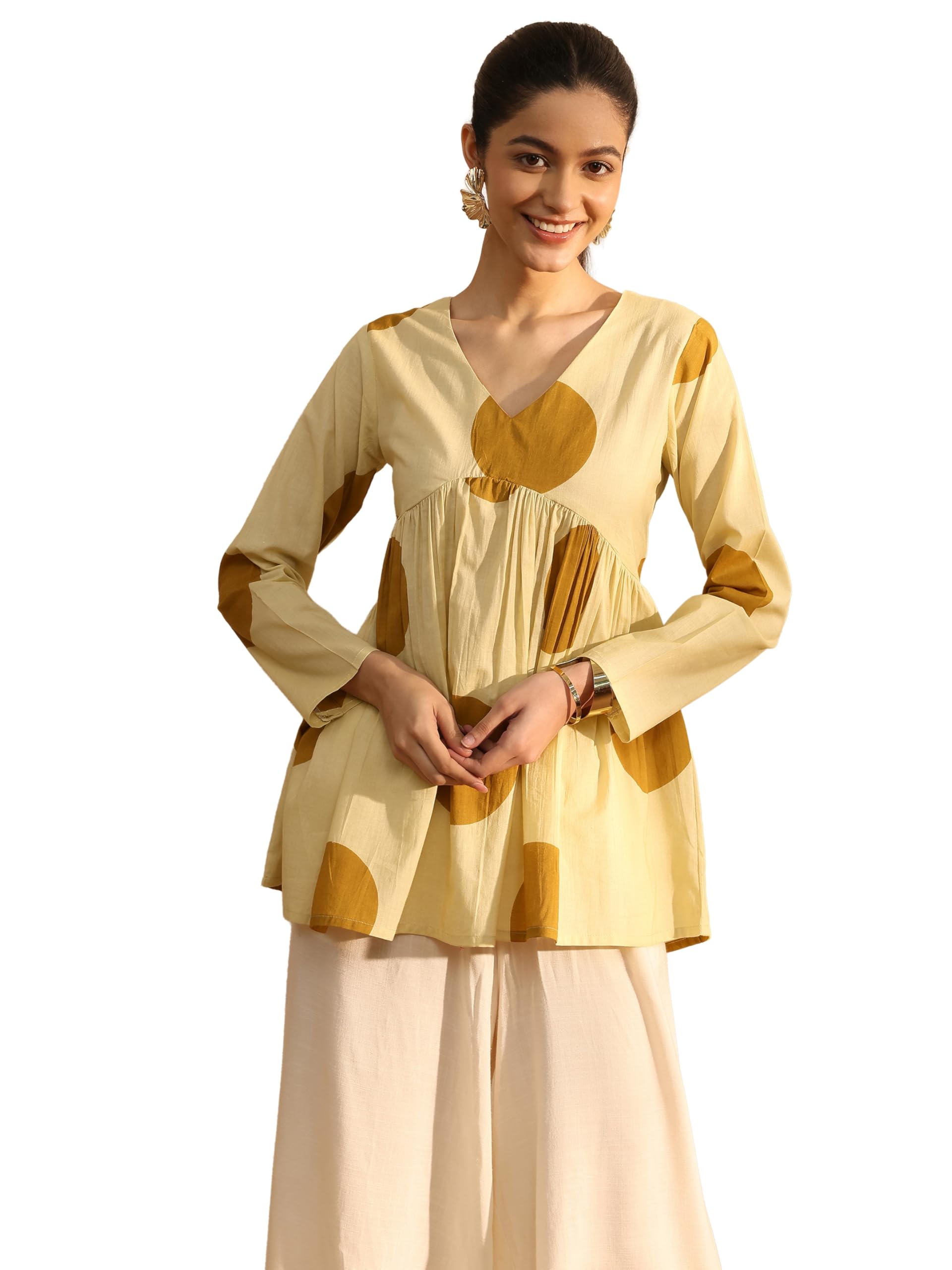 Libas Printed Cotton A-Line Tunic-98346XXL