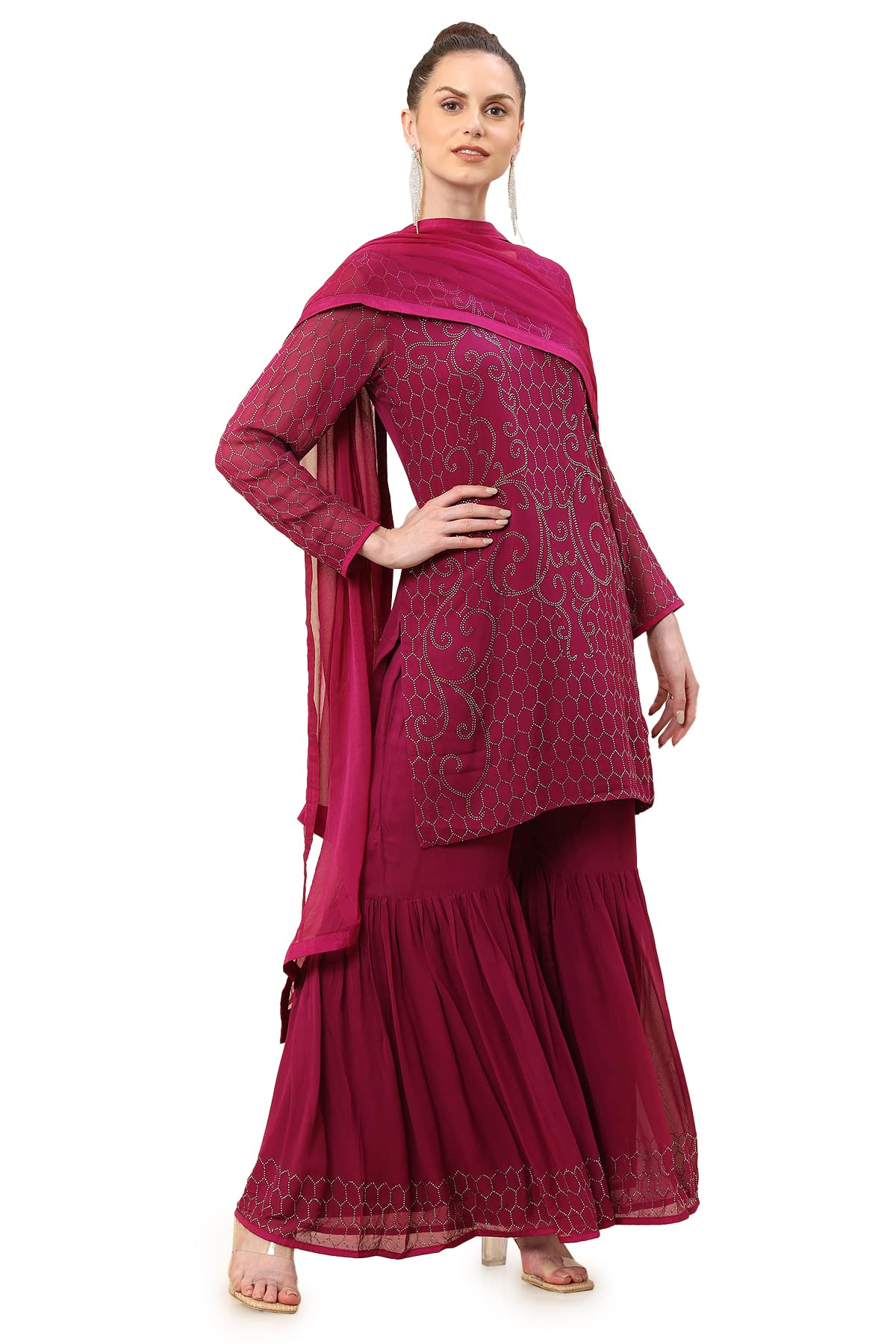 Soch Women Solid Suit Set