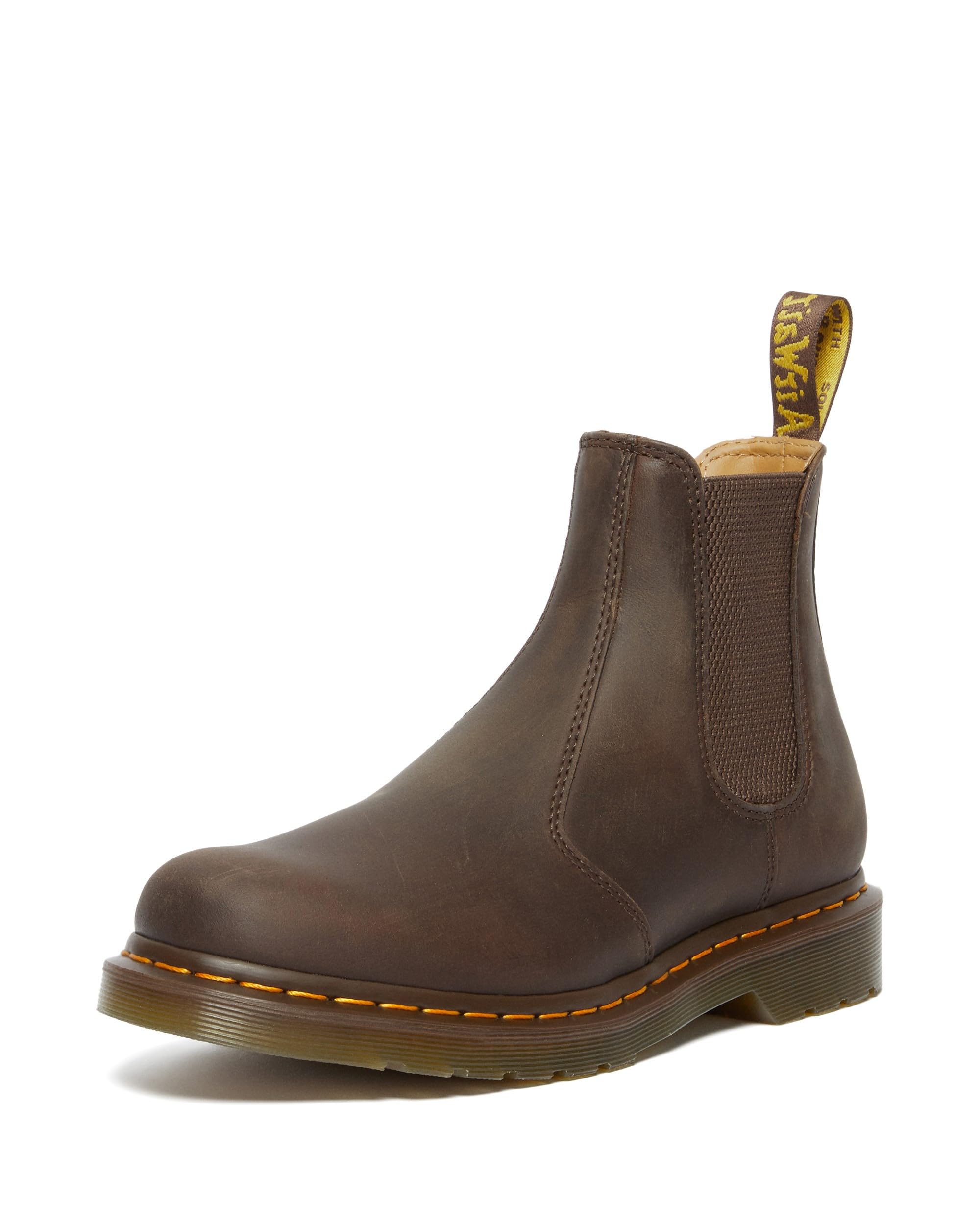 Dr. Martens Unisex Chelsea Boot, Dark Brown Crazy Horse, 14 US Men