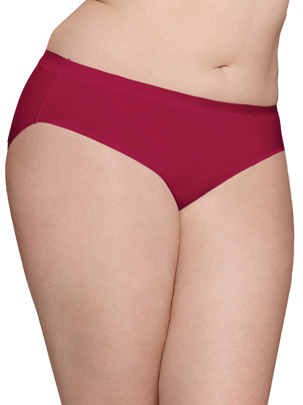 Fruit of the Loom Women's Size Underwear, Hi Cut-Microfiber-Assorted, 13 Plus