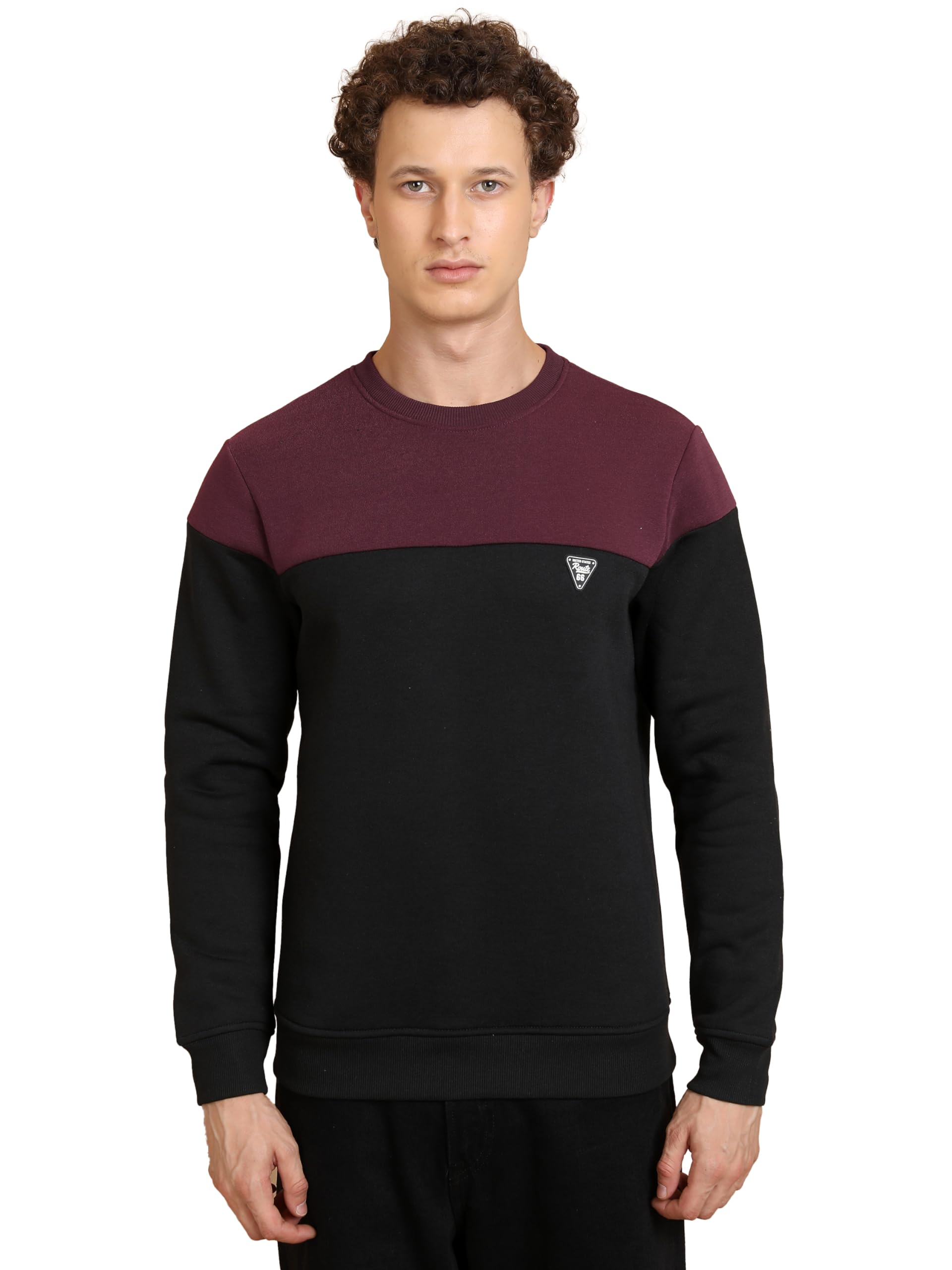 Ketch Men Full Sleeve Slim Fit Sweatshirt Khss000001 Yellow L