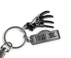 Toynk A Nightmare On Elm Street Sign and Freddy Glove Car & Backpack Keychain Ring - Awesome & Heavy Duty Metal Key Holder Organ
