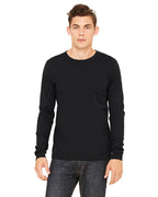 Unisex Jersey Long-Sleeve T-Shirt - RED - S(D0102H7WPYJ)