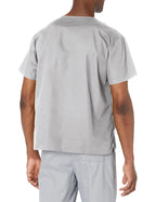 Cherokee mens Signature 86706 Missy Fit V-neck Top Medical Scrubs Shirt, Grey, 3X-Large Plus