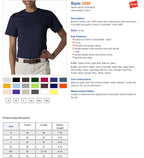 Unisex 52 oz comfortsoft cotton T-Shirt - WHITE - S(D0102H7N756)