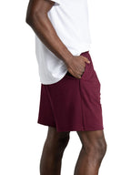 Fruit of the Loom Men's Eversoft Cotton Shorts with Pockets (S-4xl), 2 Pack-Maroon