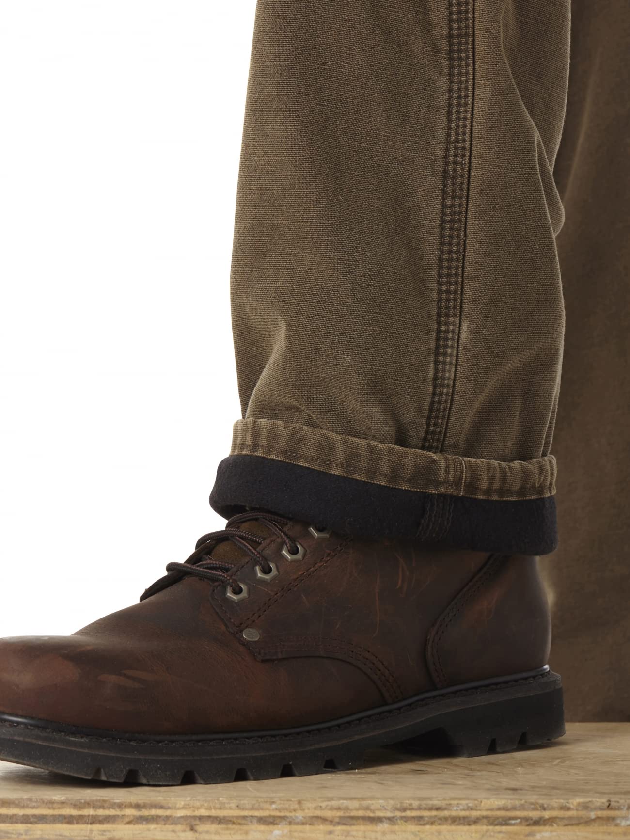 Wrangler Riggs Workwear Men's Lined Relaxed Fit Jean,Night Brown,32W x 30L