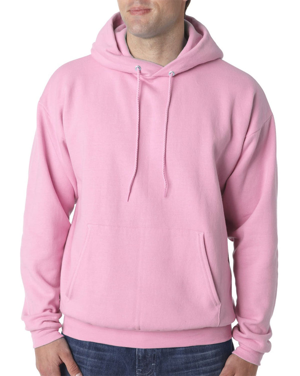 Unisex Ecosmart 5050 Pullover Hooded Sweatshirt - WHITE - S(D0102H7K3KT)