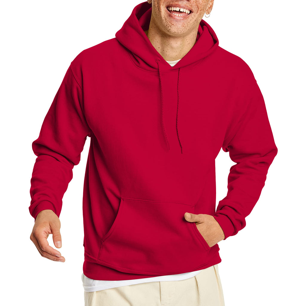 Unisex Ecosmart 5050 Pullover Hooded Sweatshirt - WHITE - S(D0102H7MEKP)