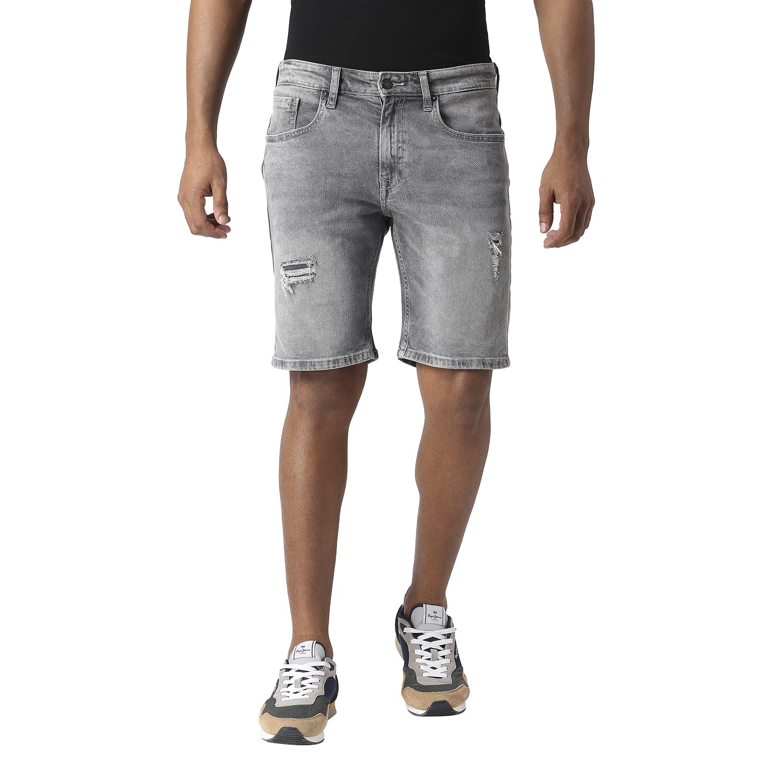 Pepe Jeans MenS Chino Shorts (Pm207215Ua0_Grey Used