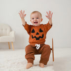LIOMENGZI Infant Baby Boy Halloween Pants Outfits Long Sleeve Shirts Pumpkin Sweatshirt Pants Infant Boys Fall Winter Clothes Se