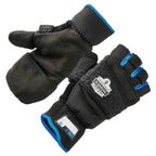 Fingerless Winter Work Glove with Flip Top Mitten, Thermal Fleece Lined, Ergodyne ProFlex 816