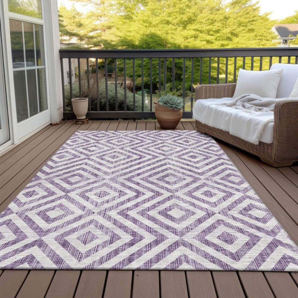 Chantille ACN733 Purple 10' x 14' Rug